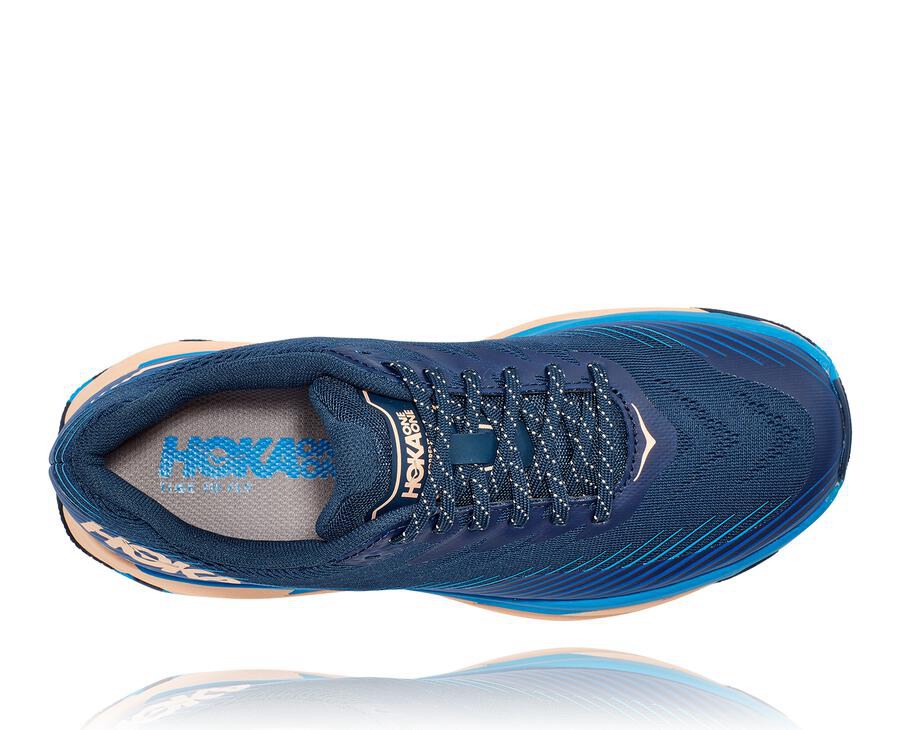 Tenis Hoka One One Trail Mujer Azules - Torrent 2 - YDOU26395